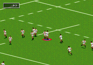 Rugby World Cup 1995 (USA, Europe) (En,Fr,It) In game screenshot